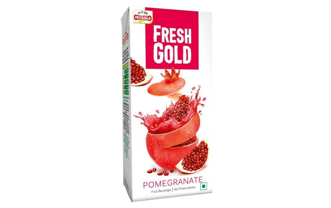Priyagold Fresh Gold Pomegranate   Tetra Pack  1 litre